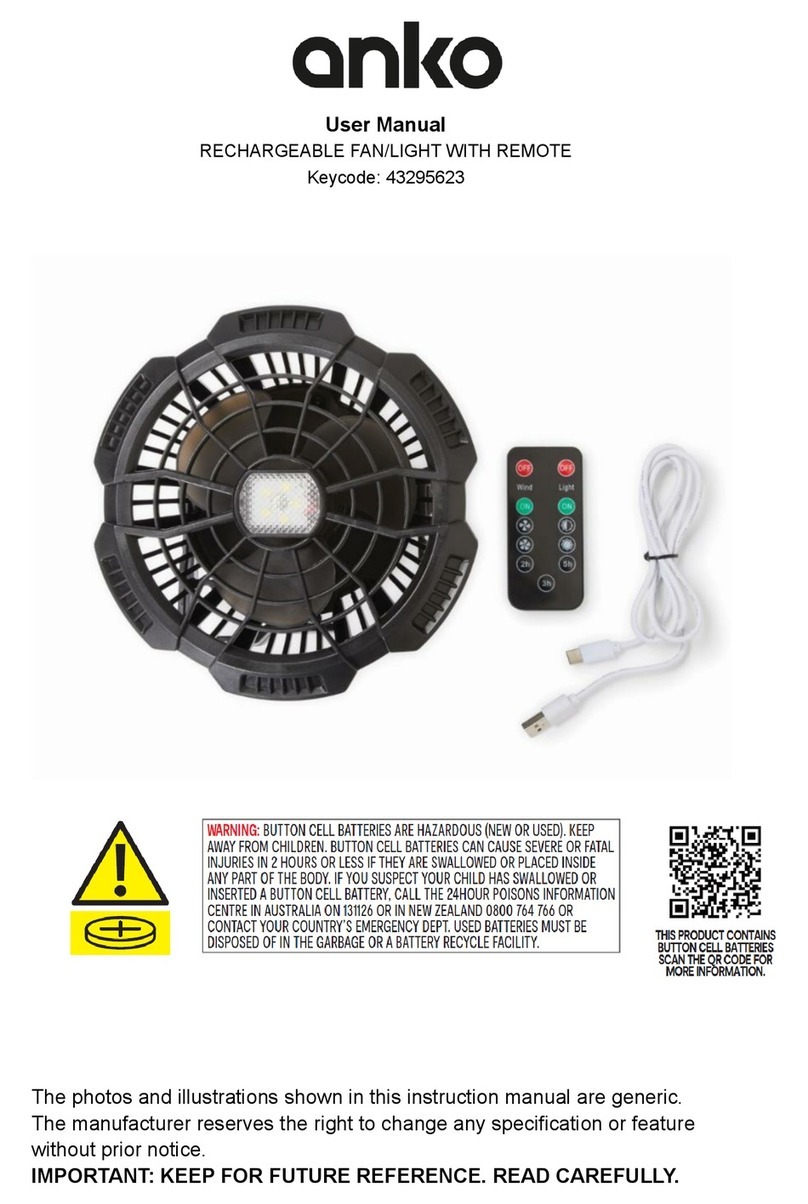 anko 43295623 User manual