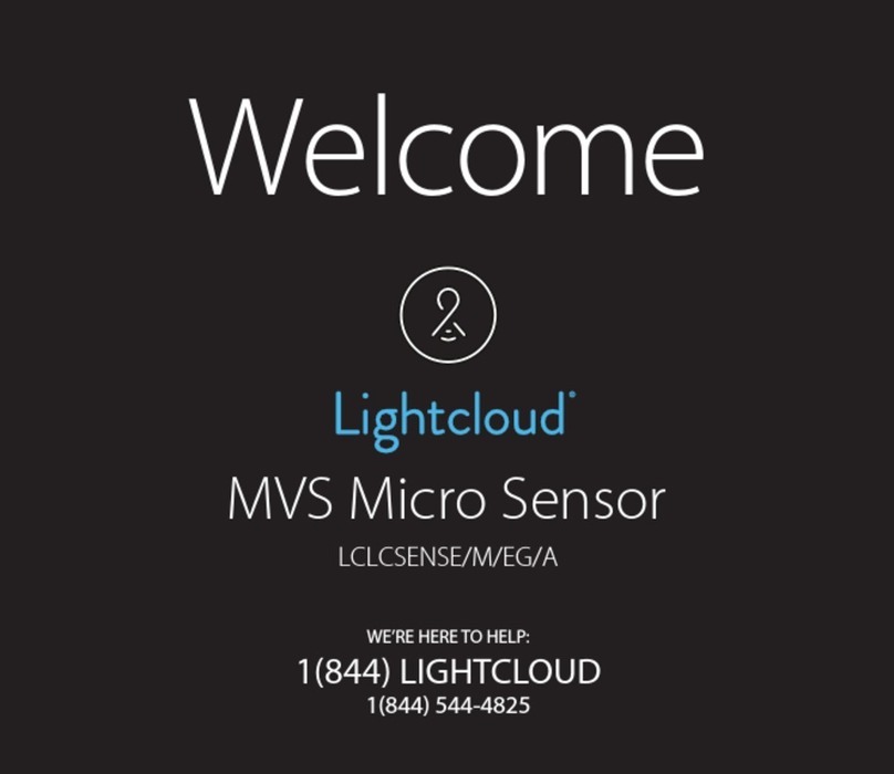 Lightcloud LCLCSENSE/M/EG/A manual Lightcloud LCLCSENSE/M/EG/A manual