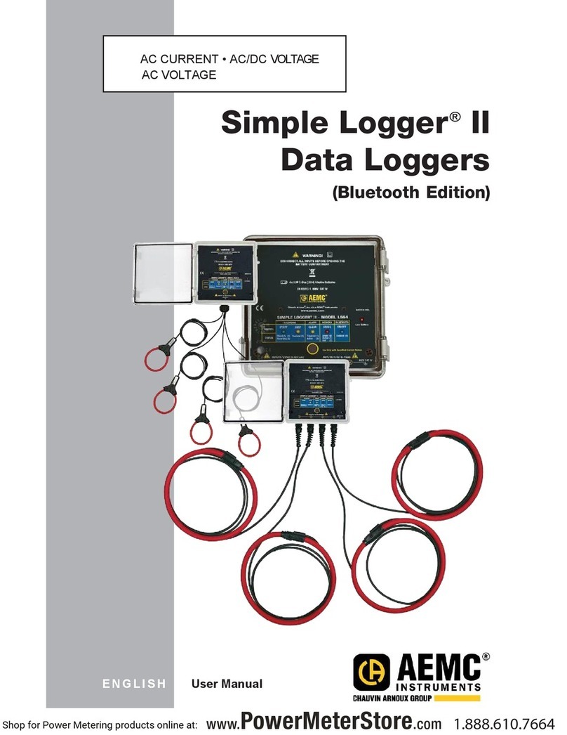 AEMC instruments Simple Logger II user manual