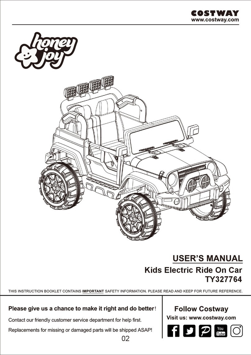Costway honey joy TY327764 User manual Costway honey joy TY327764 User manual