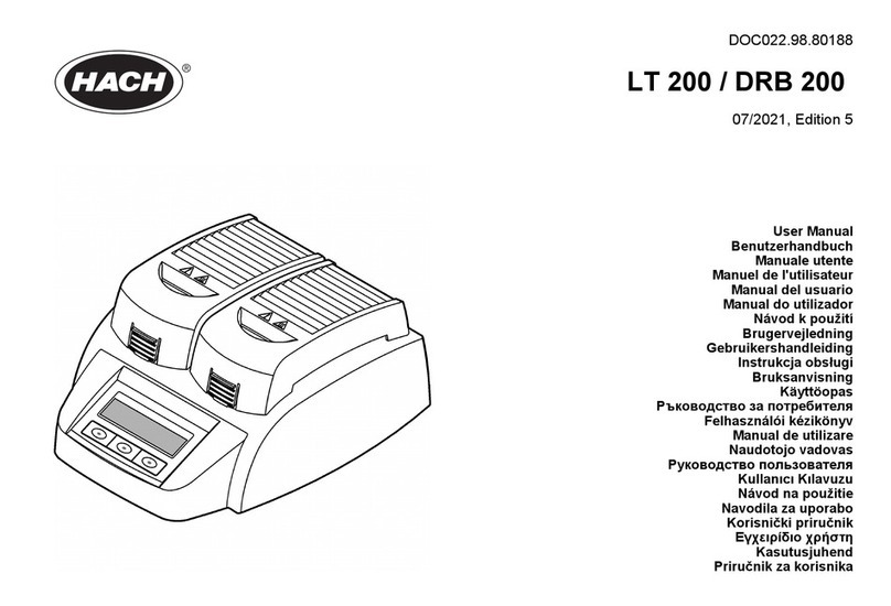 Hach LT 200 user manual