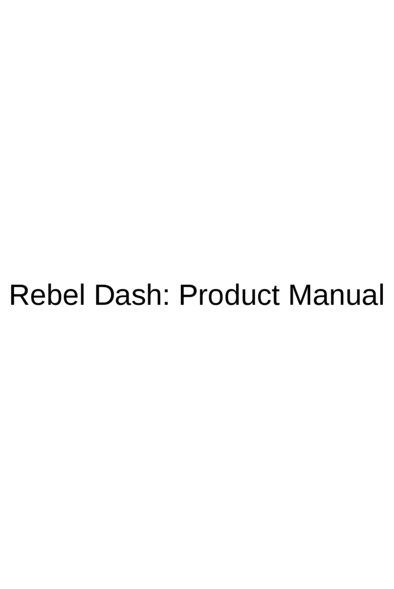 Influx Technology Rebel Dash User manual