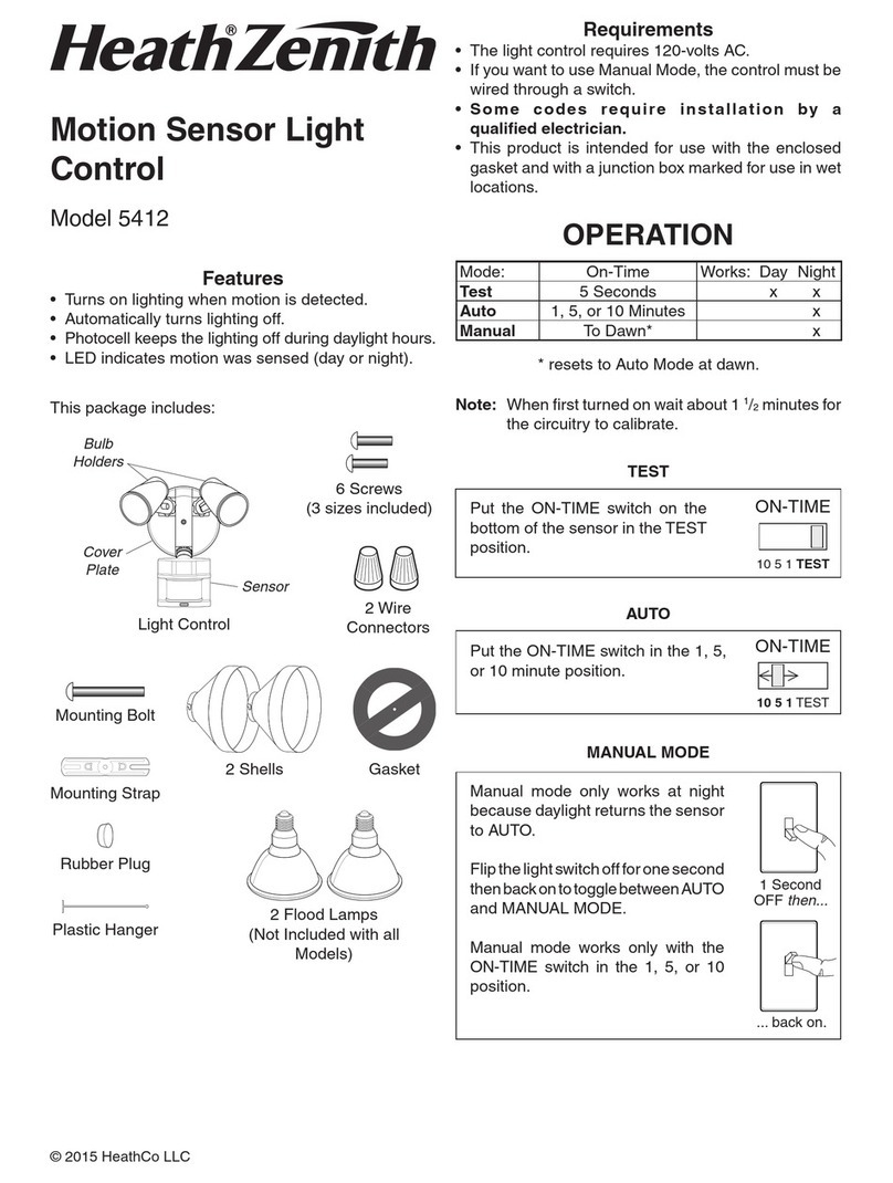 Heath Zenith 5412 manual