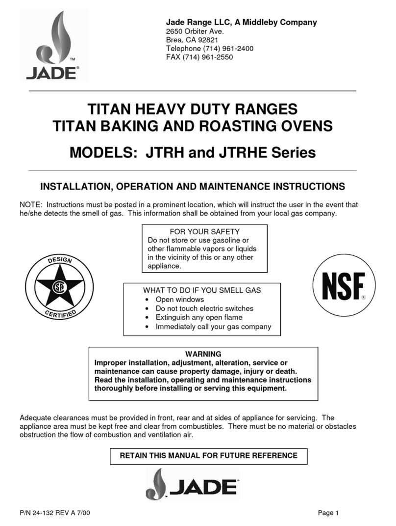 Jade JTRH Series Manual
