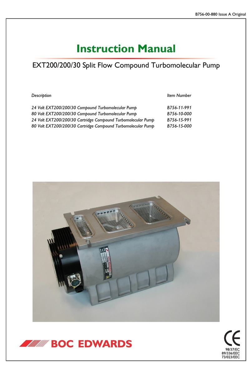 BOC Edwards EXT200/200/30 User manual