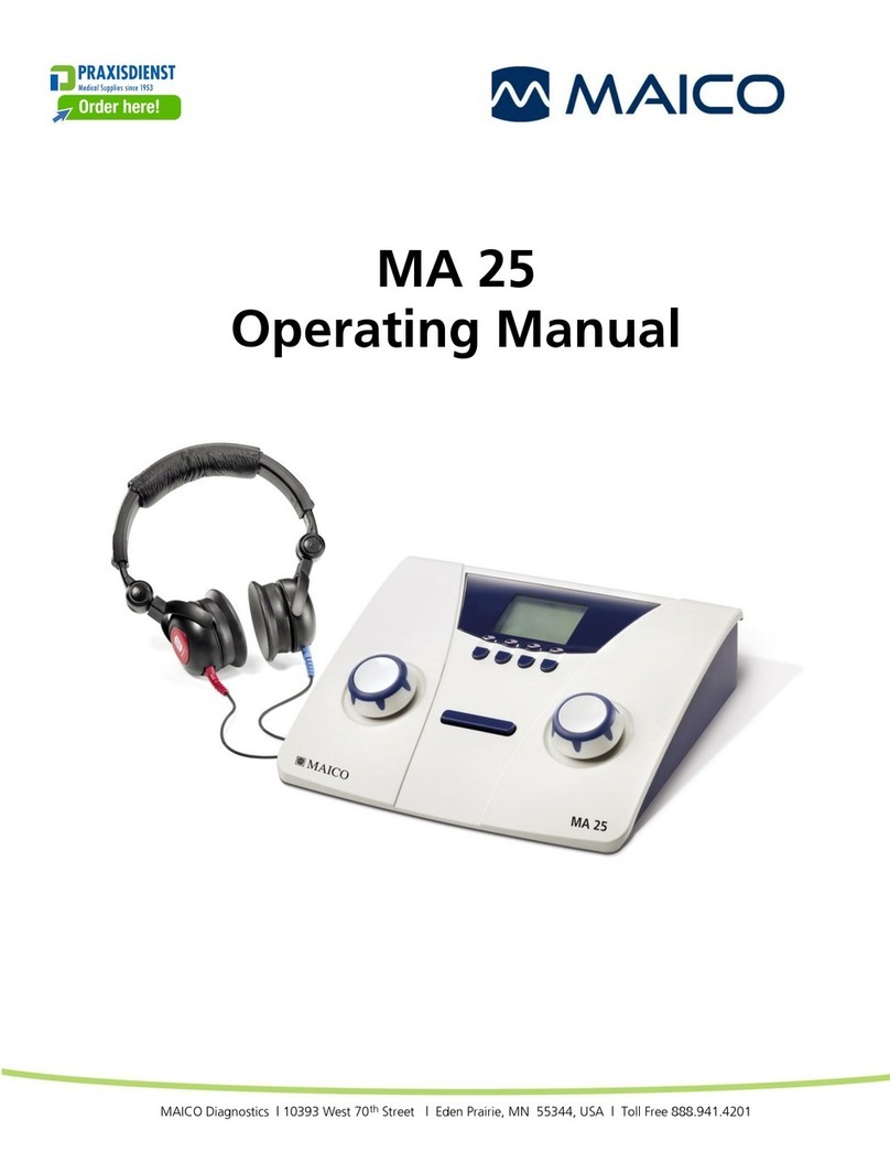Maico MA 25 User manual