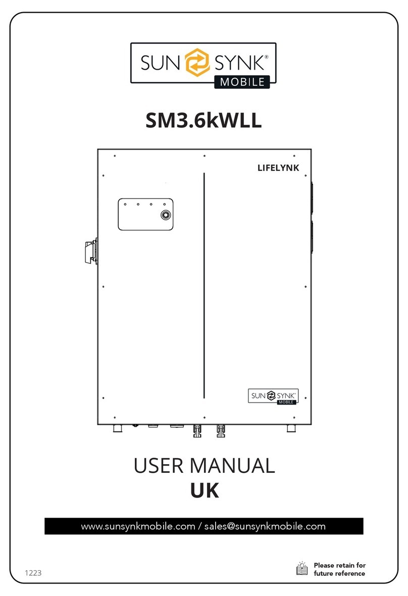 SunSynk LIFELYNK X SM3.6kWLL User manual