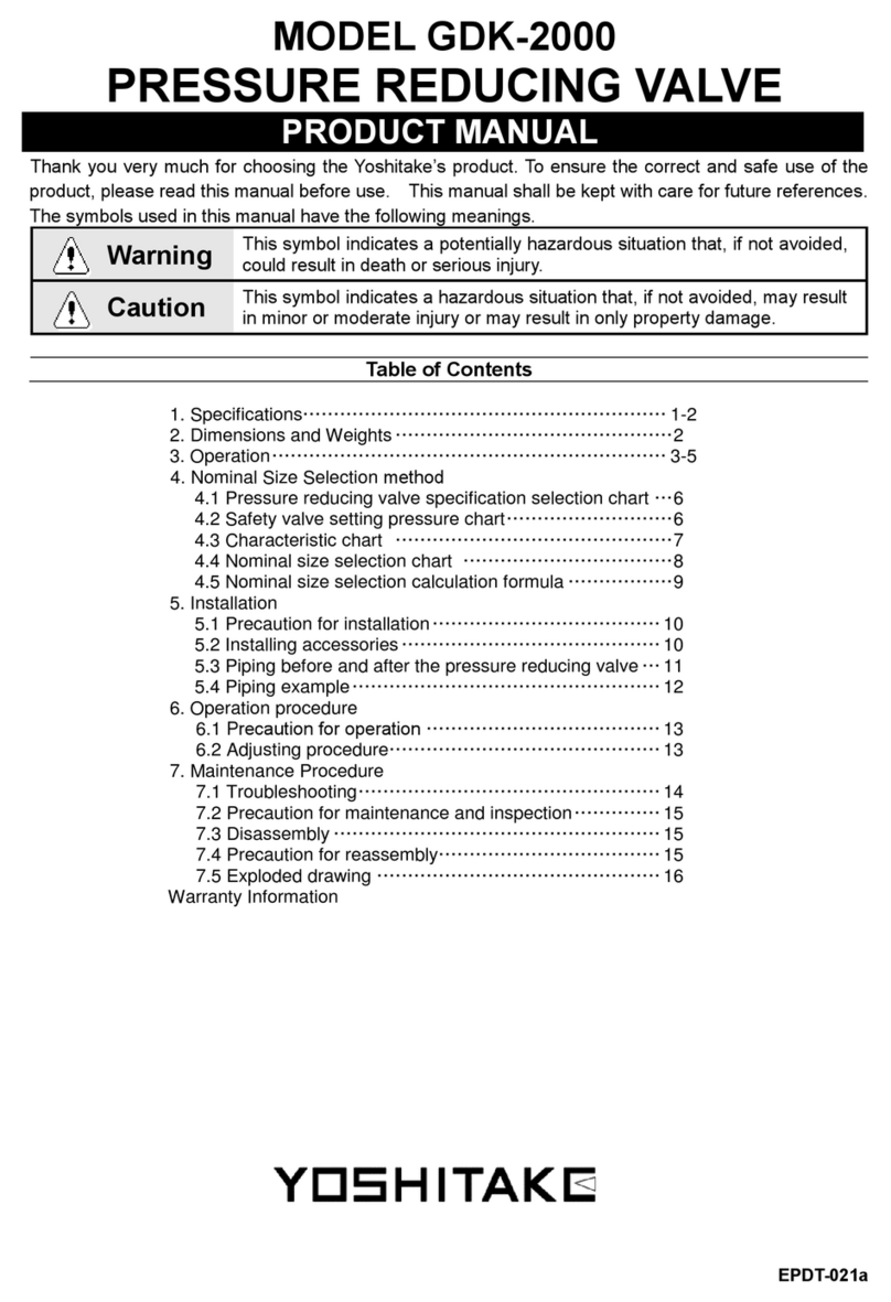 Yoshitake GDK-2000 product manual