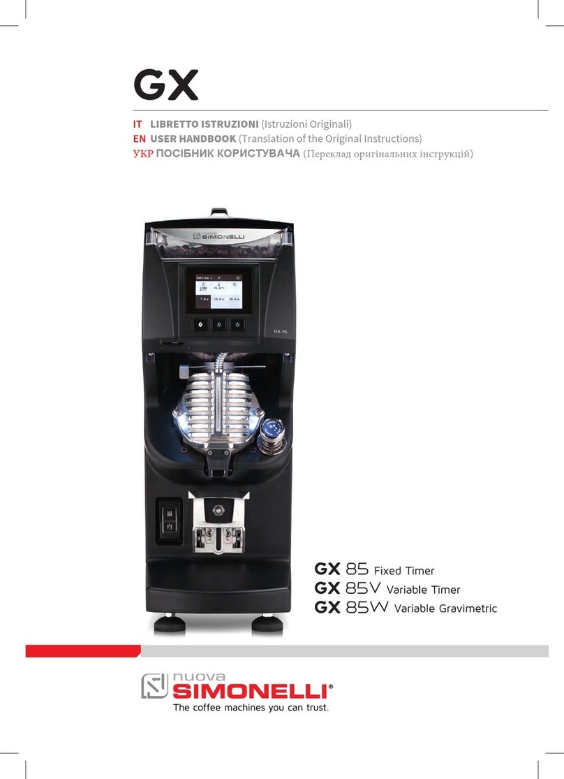 Simonelli Group GX 85 User handbook