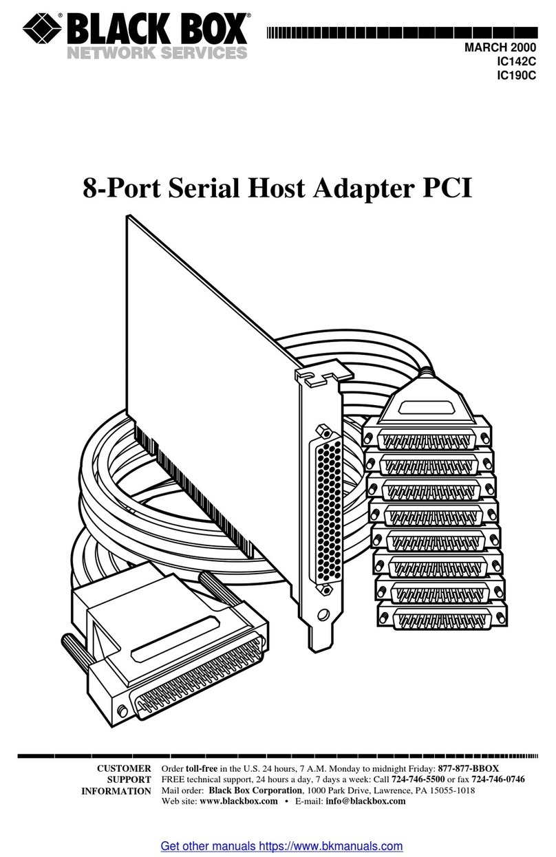 Black Box IC142C User manual