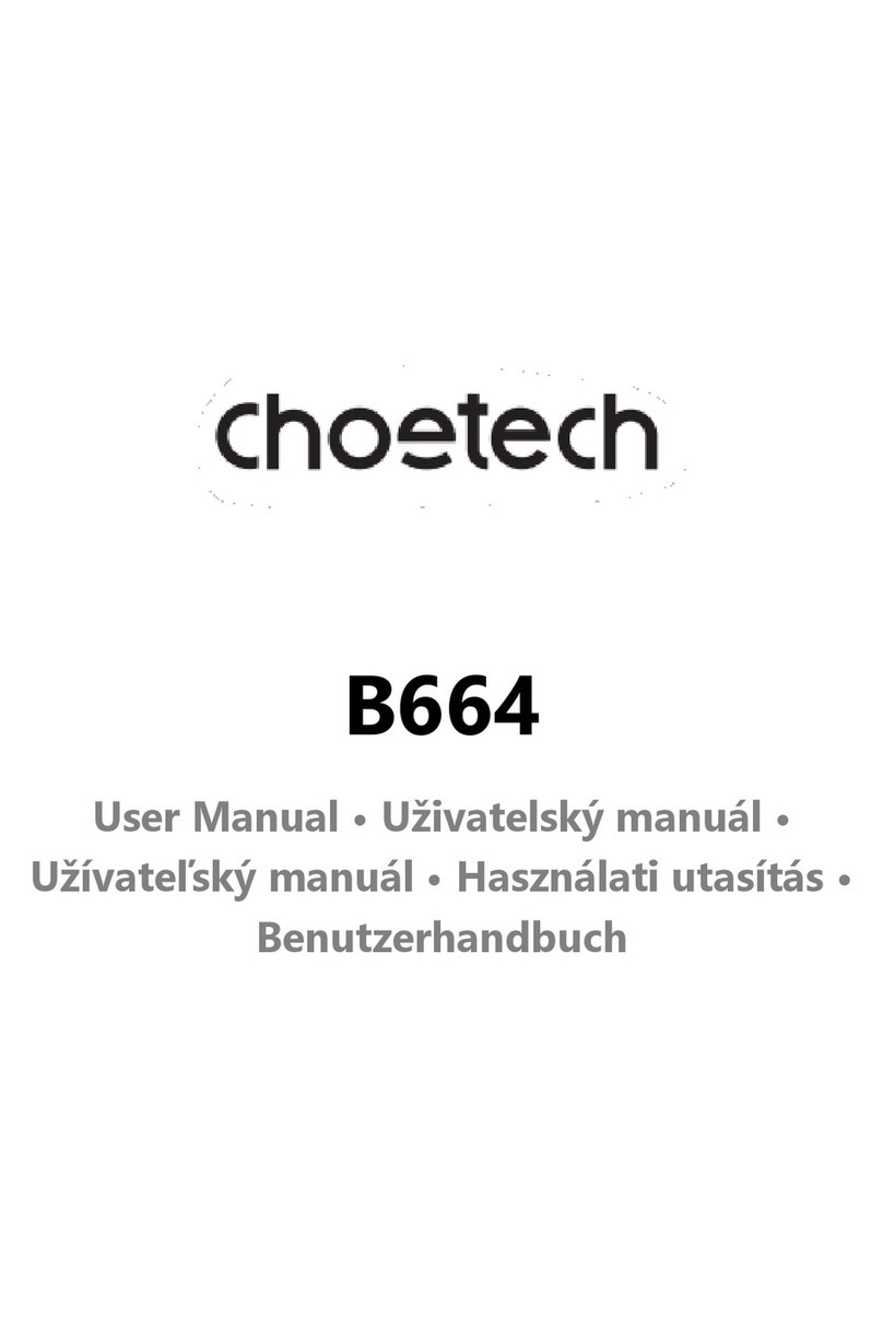 Choetech B664 user manual