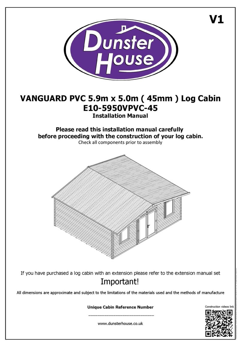 Dunster House VANGUARD PVC E10-5950VPVC-45 User manual