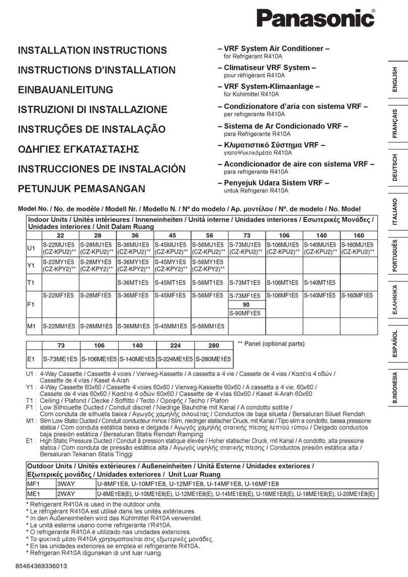 Panasonic S-22MU1E5 User manual