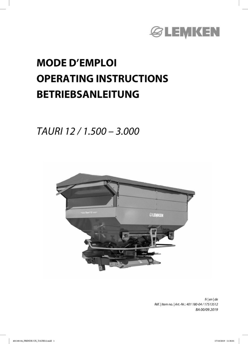 LEMKEN TAURI 12 User manual