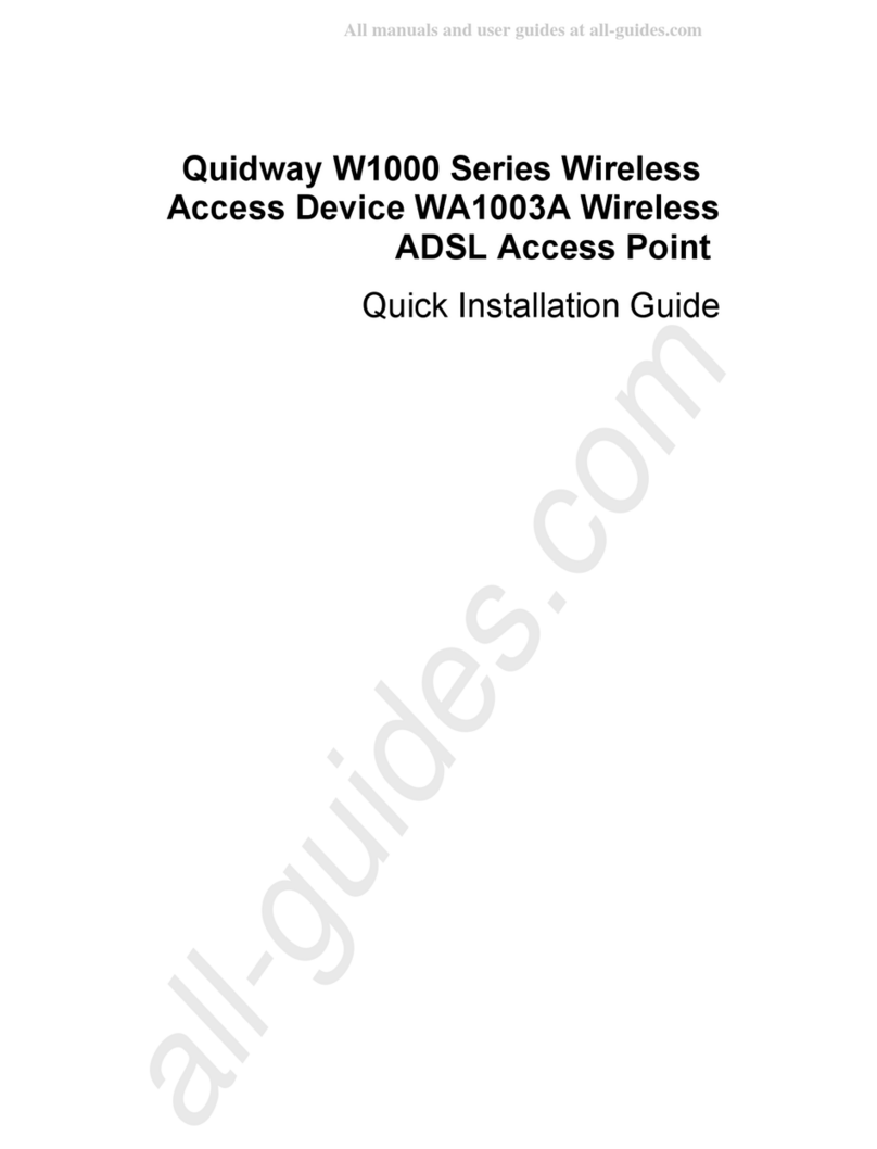 Huawei Quidway W1000 Series User manual