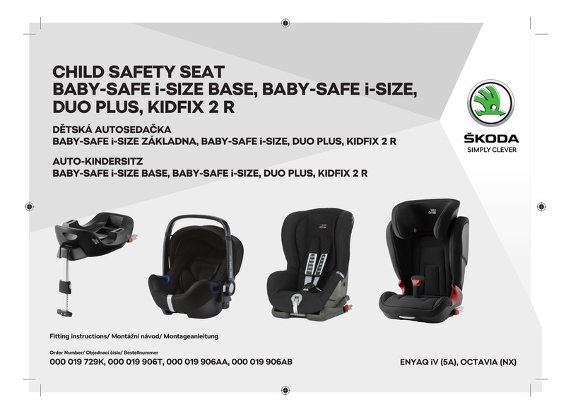 Skoda BABY-SAFE i-SIZE BASE Fitting instructions