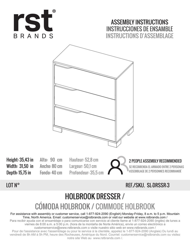 rst brands SL-DRSSR-3 Assembly instructions rst brands SL-DRSSR-3 Assembly instructions
