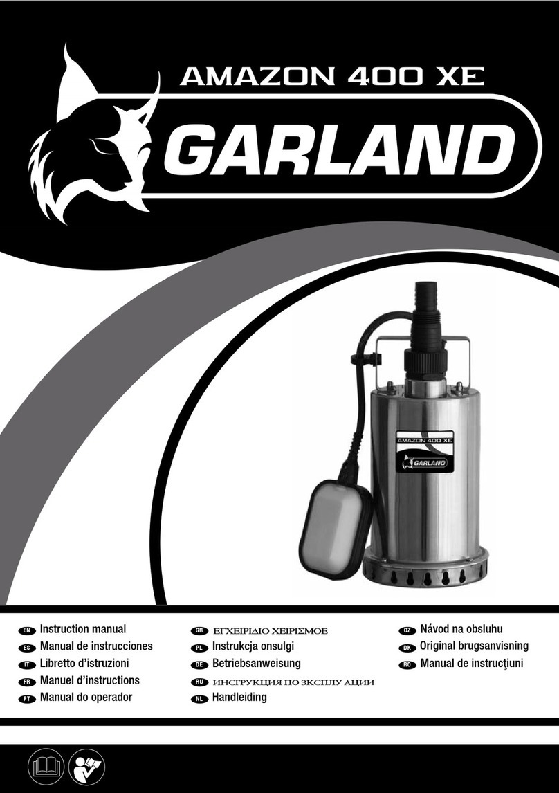 Garland AMAZON 400 XE instruction manual