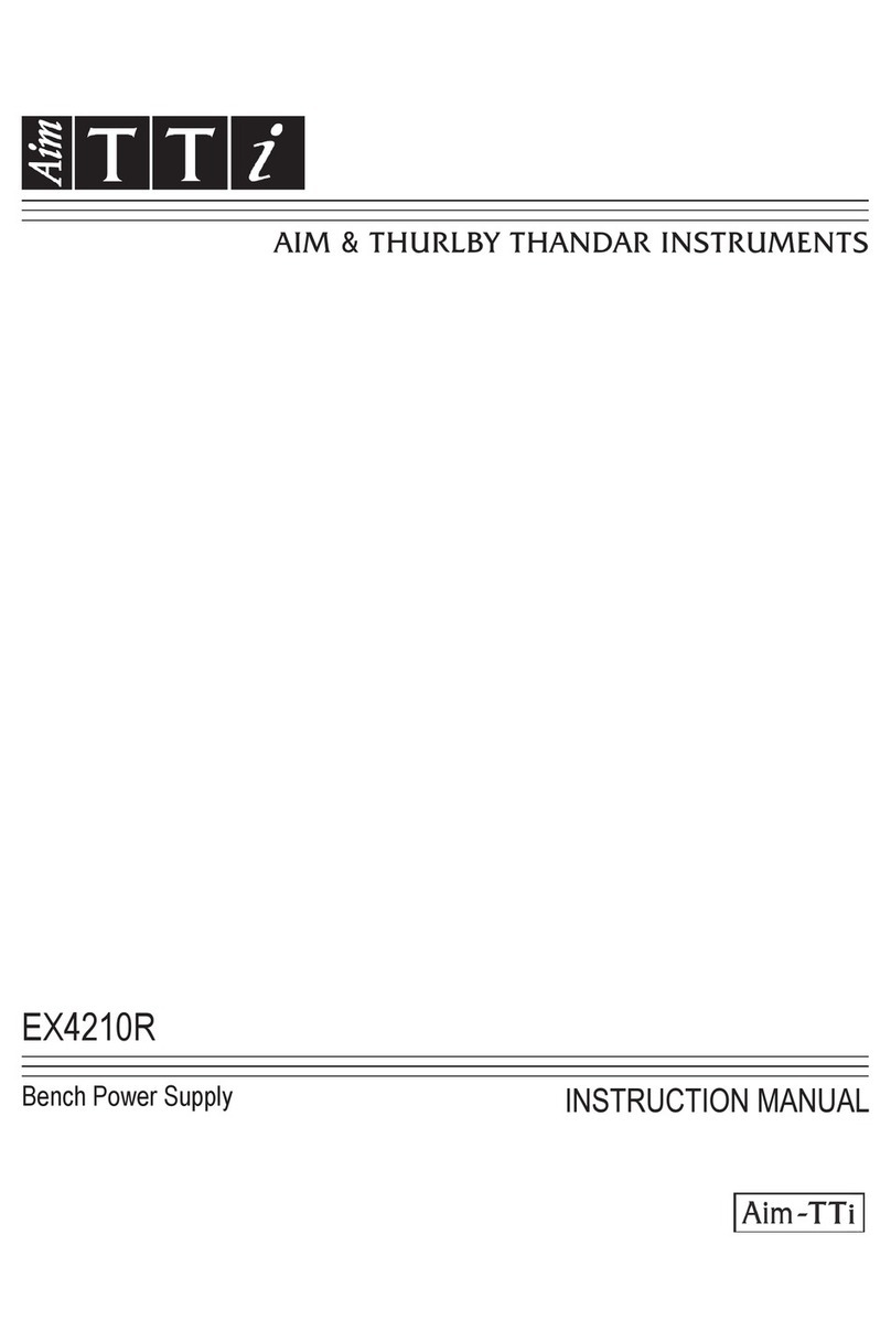 AimTTi EX4210R instruction manual