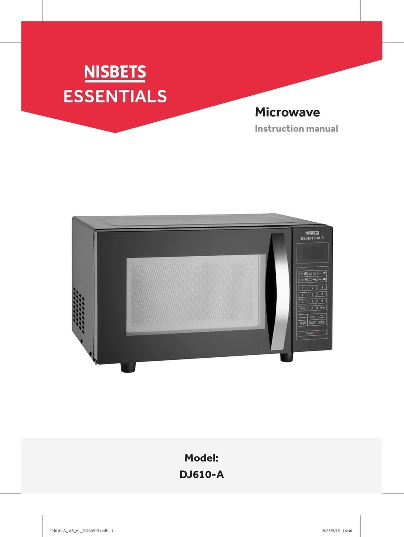 NISBETS ESSENTIALS DJ610-A instruction manual