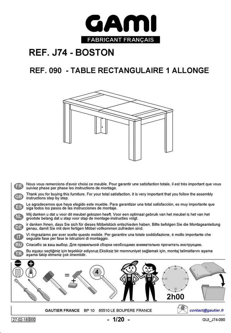 Gami BOSTON J74 User manual