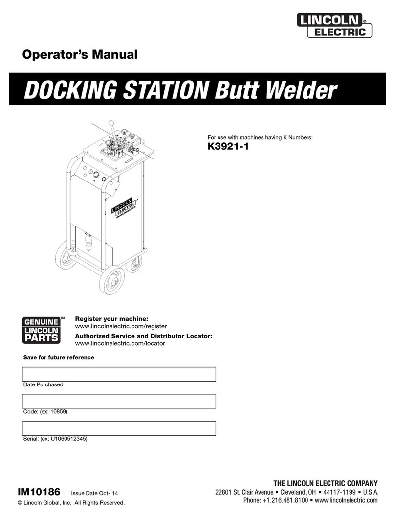Lincoln Electric K3921-1 Operator's manual