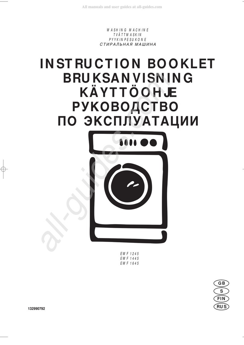 AEG EWF 1645 User manual