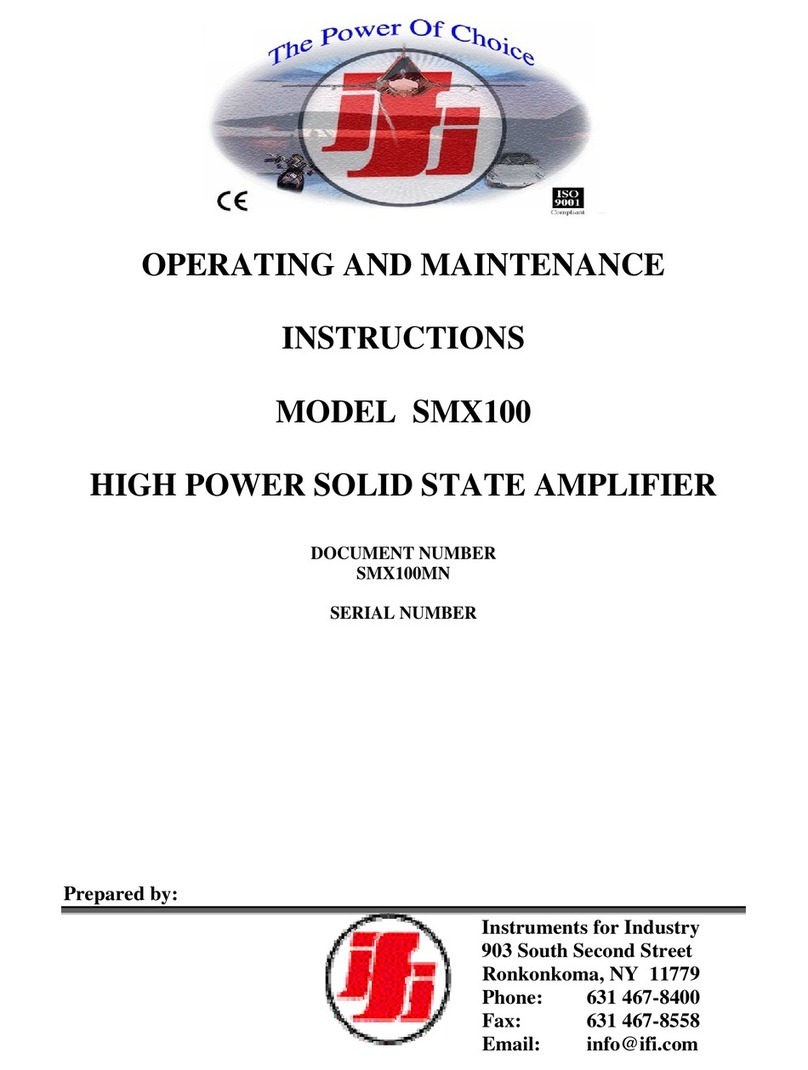 ifi SMX100 Manual