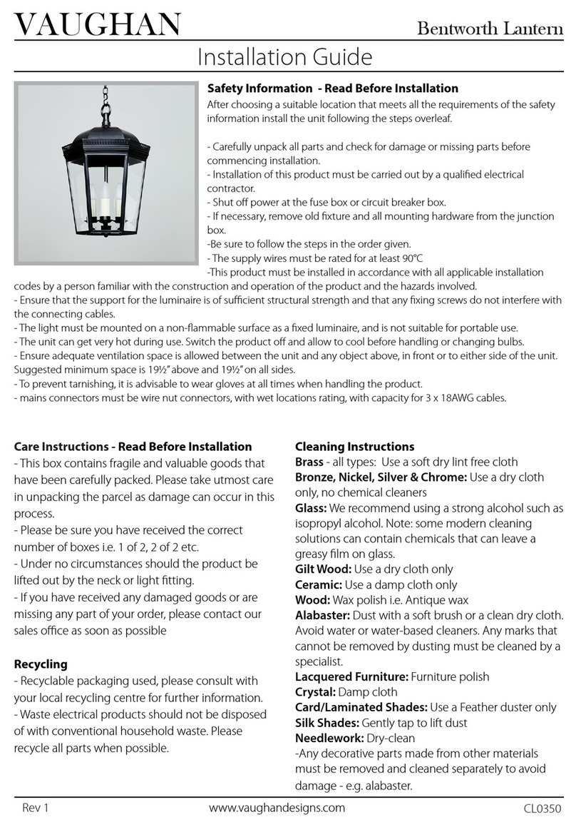 Vaughan Bentworth CL0350 installation guide