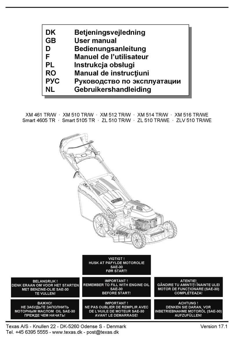 Texas A/S XM 461 TR/W user manual