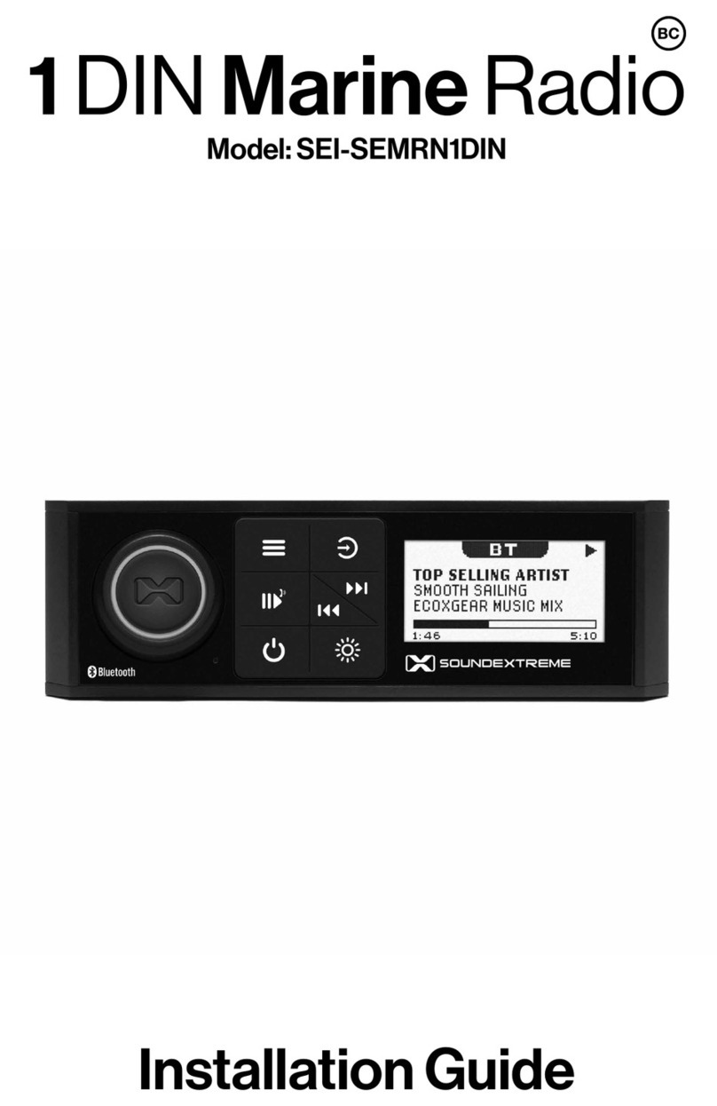 EcoxGear SOUNDEXTREME SEI-SEMRN1DIN User manual