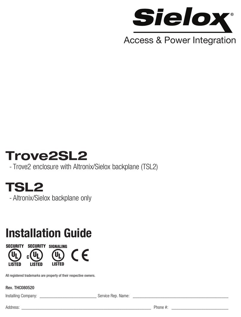 Sielox Trove2SL2 installation guide