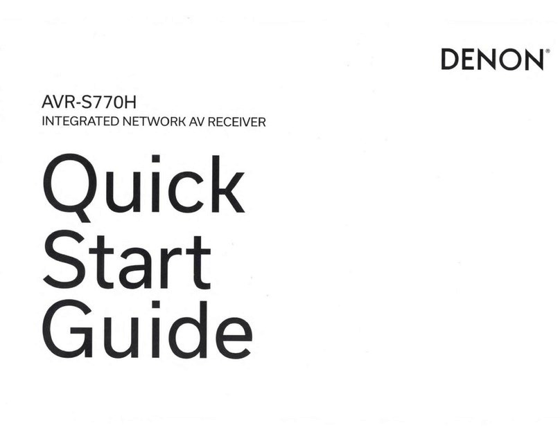 Denon AVR-S770H User manual