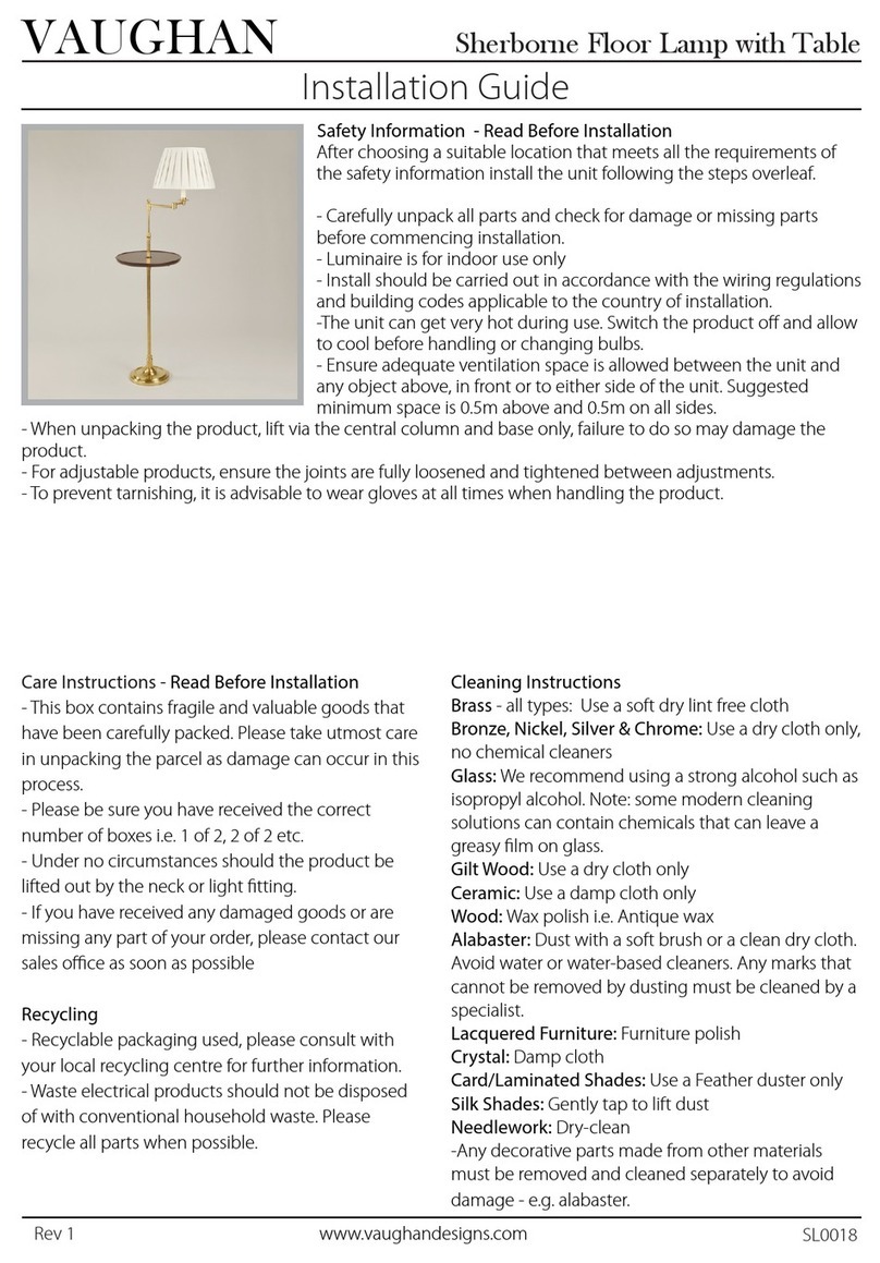 Vaughan Sherborne User manual