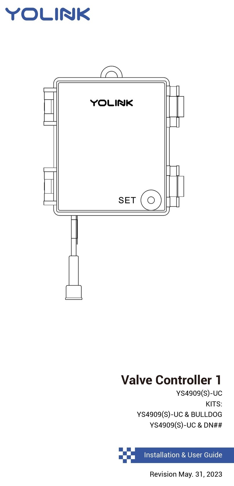 Yolink YS4909-UC Installation & user guide