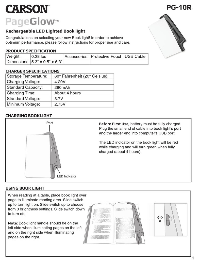 Carson PageGlow PG-10R manual