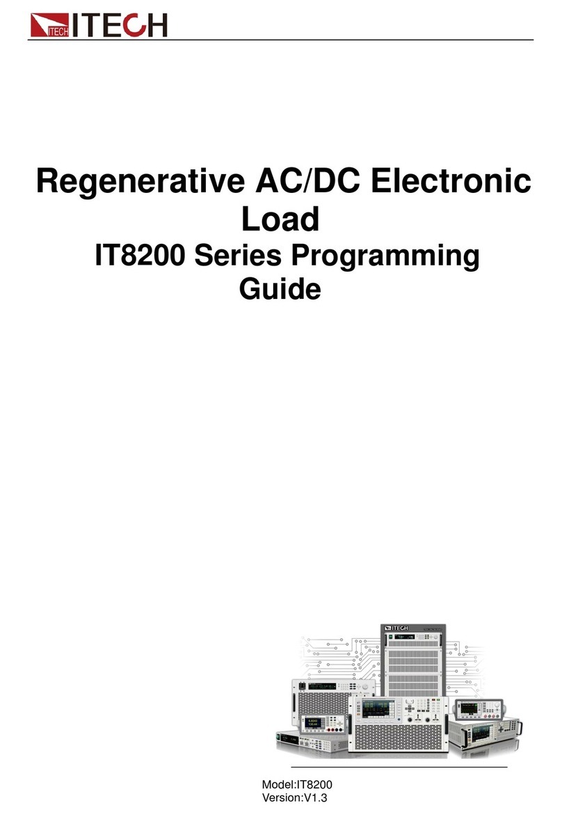 I-Tech IT8200 Series Operating instructions I-Tech IT8200 Series Operating instructions