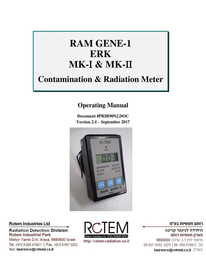 Rotem RAM GENE-1 operating manual