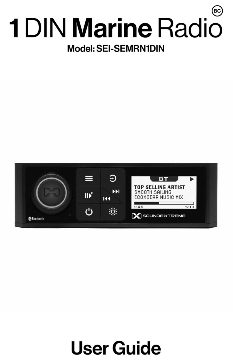 EcoxGear SOUNDEXTREME SEI-SEMRN1DIN user guide