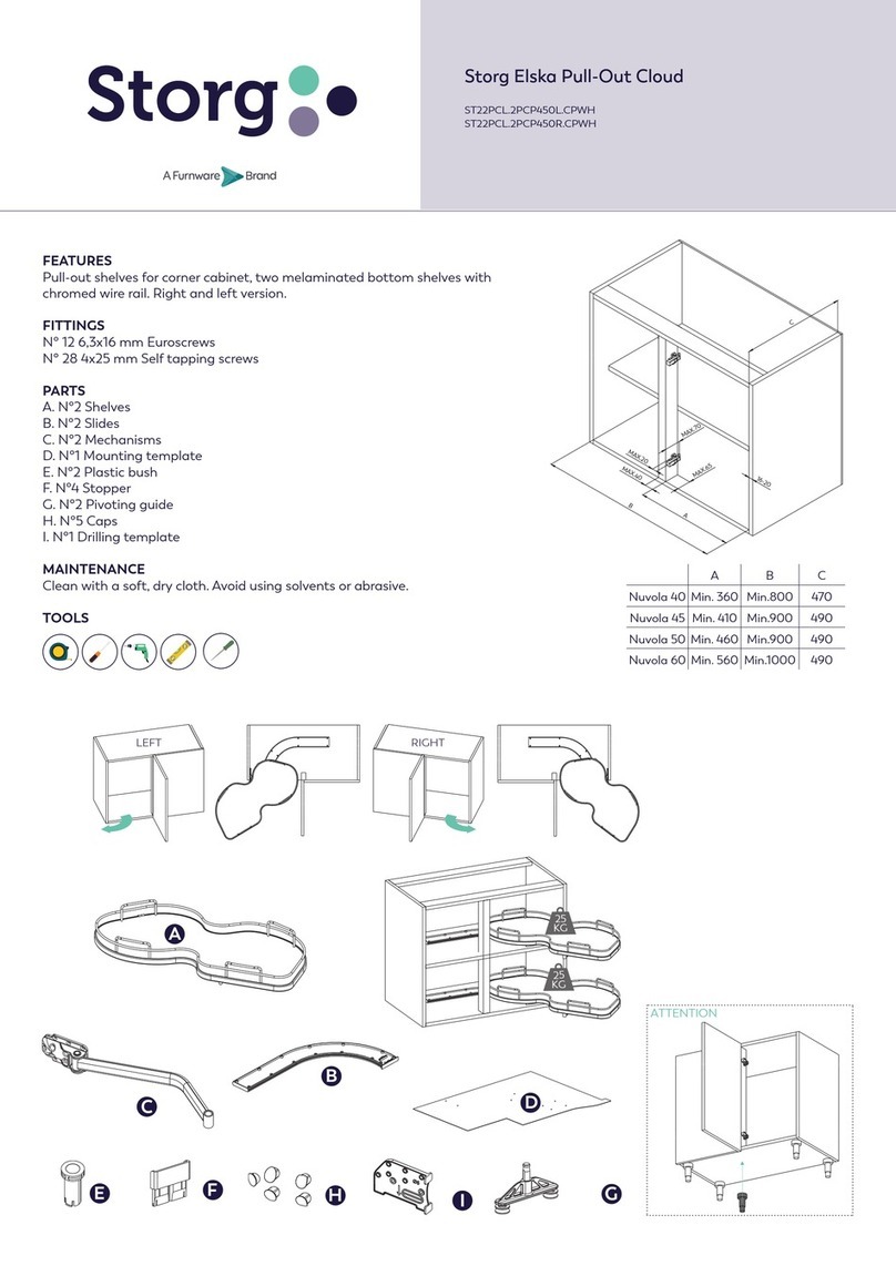 Furnware Storg ST22PCL.2PCP450L.CPWH User manual