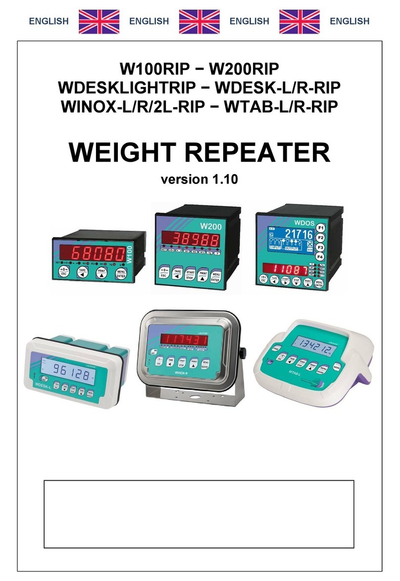 LAUMAS W100RIP User manual