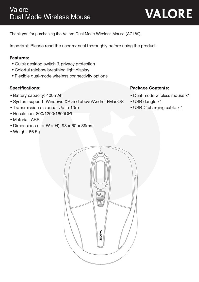 Valore AC189 user manual