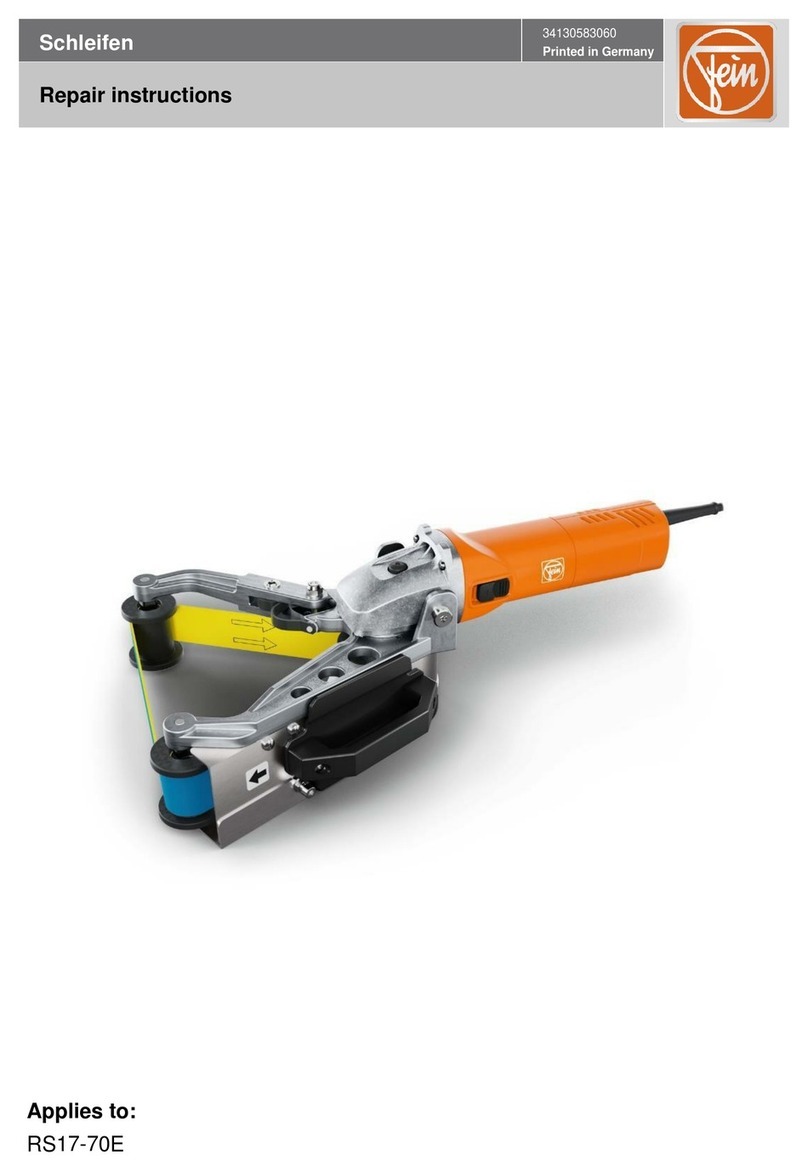 Fein RS17-70E Series Setup guide Fein RS17-70E Series Setup guide