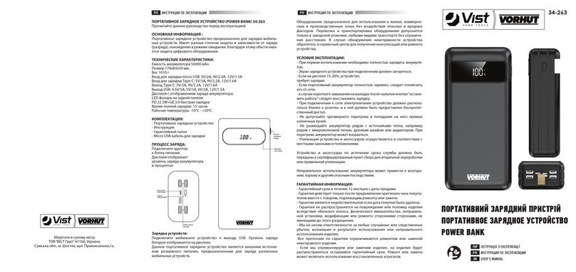 Vist VORHUT 34-263 user manual