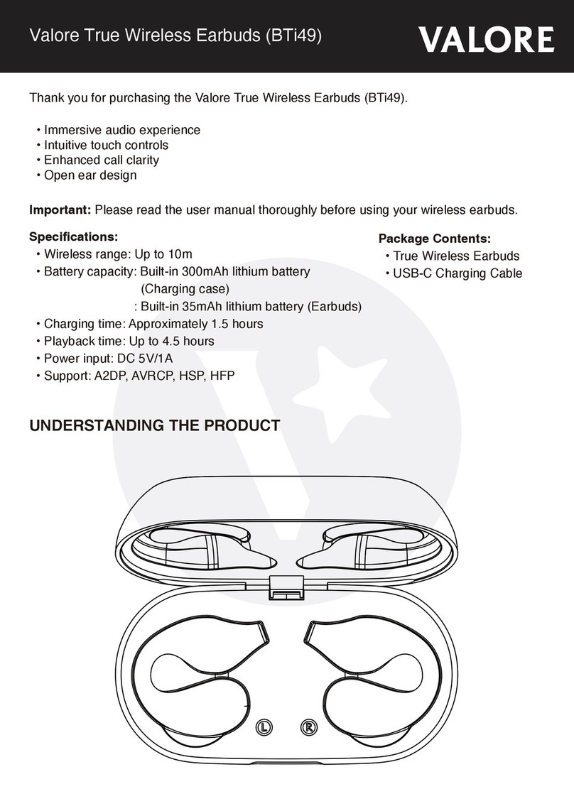 Valore BTi49 User manual