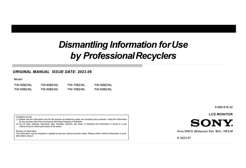 Sony FW-55BZ35L Operation instructions
