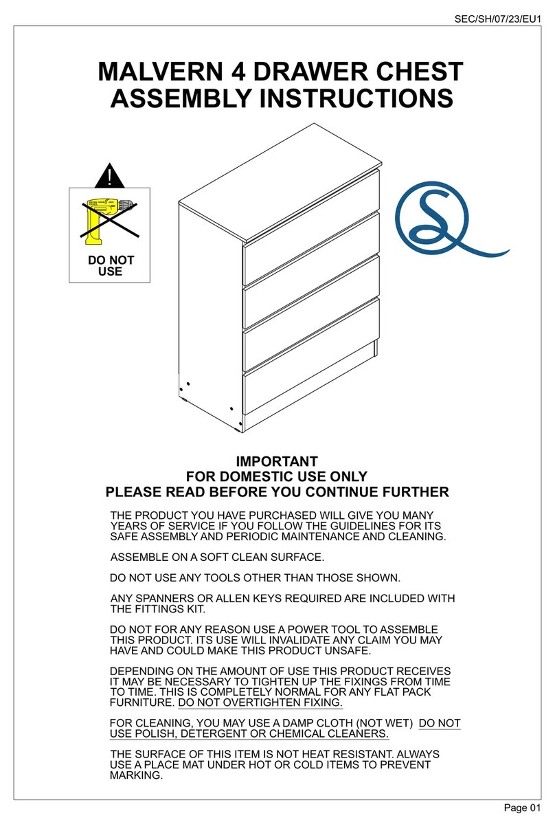 Seconique MALVERN User manual