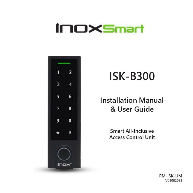 INOX Smart ISK-B300 Installation manual & users guide