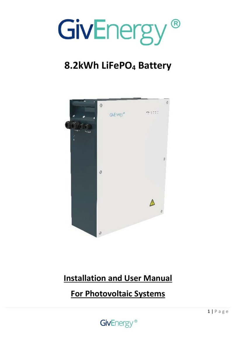 GivEnergy Giv-Bat8.2 User manual