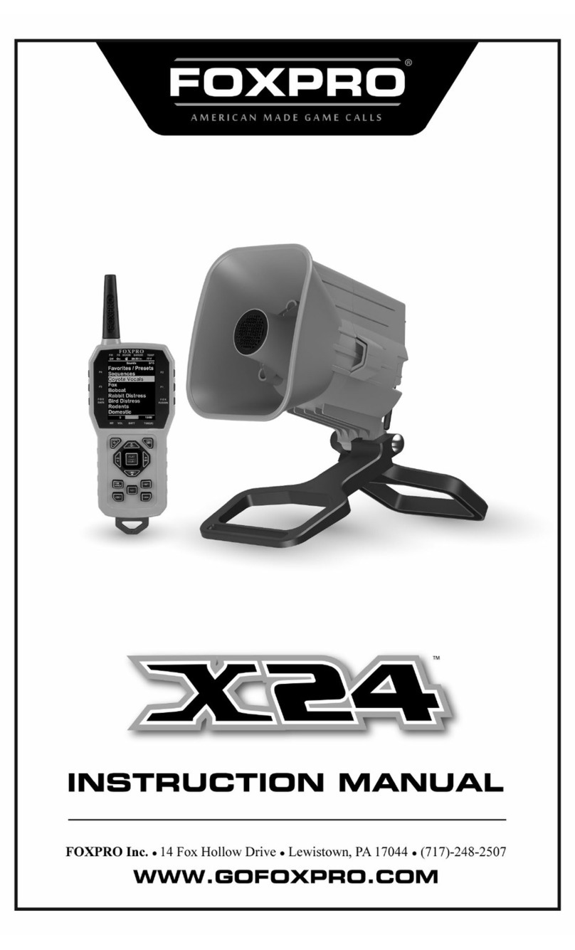Foxpro X24 instruction manual